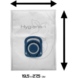 Sac hygiene+ *4 ZR200520 pour Aspirateur, MOULINEX,ROWENTA,TEFAL